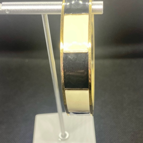J. Crew Black & White Enamel Bangle Bracelet - Picture 3 of 6